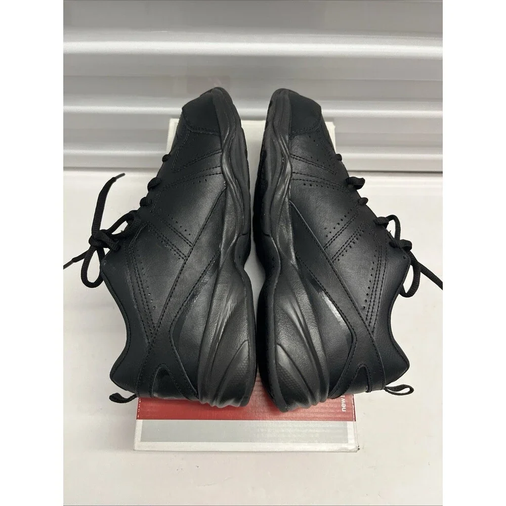 New Balance Triple Black 624 Lace Up Big Kid Uniform Sneakers Shoes SZ 2.5 X W